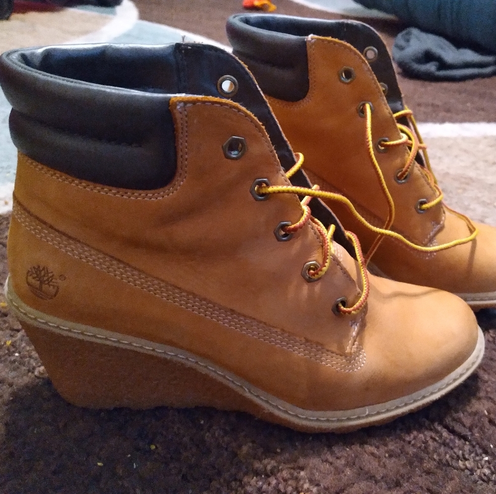Timberland wedge boots